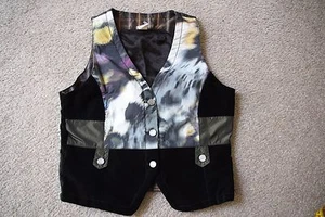 Jottum vest/undershirt EMMY 152 / 12 yrs almost agan black/purple/green  - Picture 1 of 6