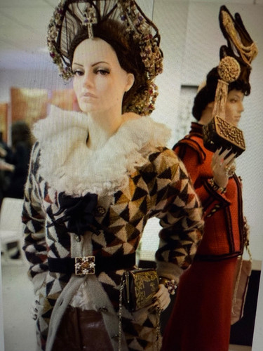 GIACCA CHANEL VINTAGE 09A PARIGI MOSCA MULTICOLORE IMPERIALE CC BOTTONI FR42 40