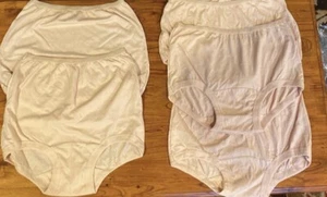 The Vermont Country Store Größe 5 Slips Höschen 100% Baumwolle Unterwäsche Paket beige - Bild 1 von 5