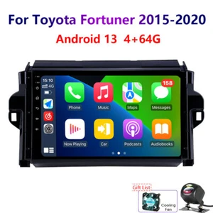 For Toyota Fortuner 2015-20 4-64GB Android13 Wireless Carplay Car Radio WIFI GPS - Picture 1 of 17