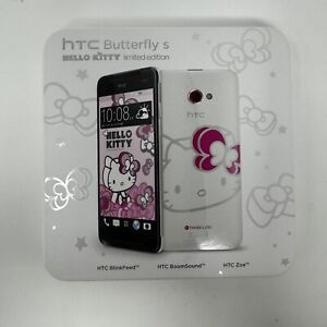 RARE LIMITED EDITION HTC BUTTERFLY S HELLO KITTY CELL PHONE