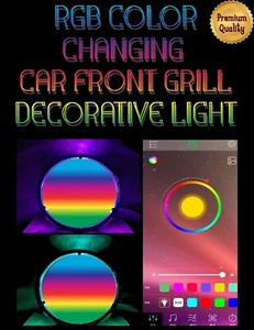 FRONT GRILL DECORATIVERGB COLOR LED LIGHT UP STAR FOR CLA200 CLA250 CLA260  - Picture 1 of 8