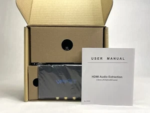 VPFET HDMI Audio Extractor 4K HDMI to Optical 3.5mm AUX Audio Adapter - Bild 1 von 4