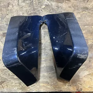 03-08 Nissan 350Z Z33 Convertible Rear Bumper Mud Flaps PAIR OEM - Picture 1 of 6