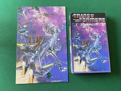 Vintage TRANSFORMERS G1 Decepticons 200 Puzzle APC Hasbro 1984 Missing 1 Piece - Image 1 of 4