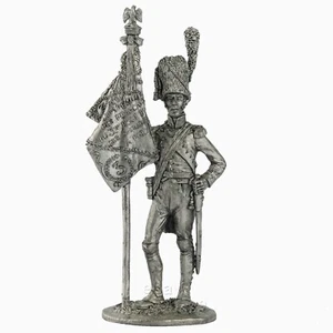 Eagle Bearer 3rd Regiment Foot Grenadiers. France, 1812. Tin Toy Soldier 54mm - Picture 1 of 5