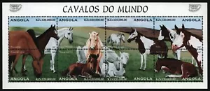 Angola 1997 - Michel n. 1131-1138 ** - MNH - KLB - cavalli / cavalli - Foto 1 di 1