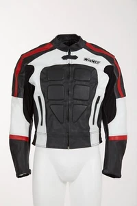 Giacca giubbotto corto da per Moto in di pelle con protezioni Omologate C.E. CE - Bild 1 von 6