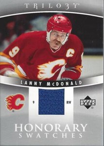 2006-07 Upper Deck Trilogy Honorary Swatches #HSLM Lanny McDonald Jersey - NM-MT