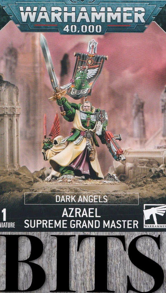 Warhammer 40K Dark Angels PRIMARIS AZRAEL MASTER LAZARUS MEJORAS Bit Bits leon Foto 1 de 1
