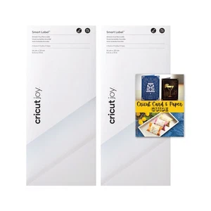 Cricut Joy Smart Label Double Writable Vinyl Transparent Removable Bundle - Picture 1 of 7