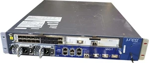 Routeur Juniper MX5-T 4 ports avec 1x MIC-3D-20GE-SFP, 1x MIC-3D-2XGE-XFP, 2x alimentation - Photo 1/5