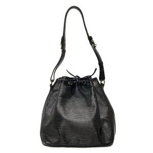 Auth LOUIS VUITTON Petit Noe M59012 Noir Epi - 8911A2 Shoulder Bag Leather - Picture 1 of 20