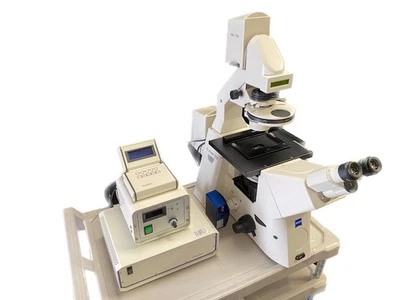 ZEISS Axiovert 200 Inverted Fluorescence Phase Contrast Microscope With FluoArc - Image 1 of 4