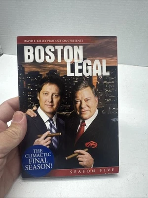 Boston Legal: Fifth 5th Final Season Five 5 (DVD, 2008) Will Shatner NEW SEALED - Image 1 of 4