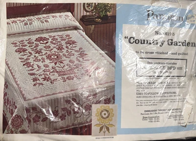 VINTAGE~1970~80's~ PARAGON NEEDLECRAFT NO. 01175 " COUNTRY GARDEN" ~RETIRED ITEM - Image 1 of 4