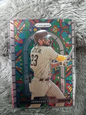 2022 Panini Prizm - Stained Glass Fernando Tatís Jr. #SG-1 Silver Prizm - Image 1 of 3