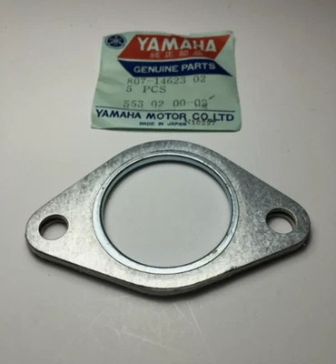 Junta de tubo de escape Yamaha RD DT TY MX YZ 1974-1981 OEM 807-14623-02 Foto 1 de 4