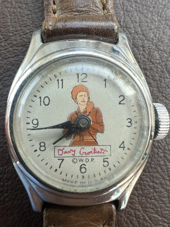 Vintage Rare Davy Crockett Character Bradley Watch  Mechanical 50’s - Image 1 of 4