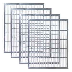 4Pcs Metal Queen Excluder for 10 Frame Beehive Metal Queen Bee Excluder Beeke... - Picture 1 of 7