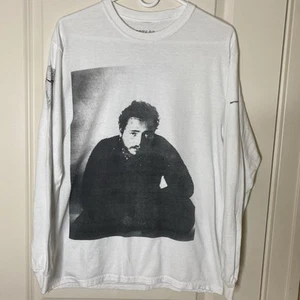 T-shirt Post Malone uomo media bianca manica lunga tour in fuga 2019 concerto maglietta - Foto 1 di 7