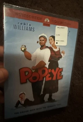 Popeye (DVD 1980) Robin Williams Shelley Duvall Widescreen NEW/SEALED Thizz Face Foto 1 de 4