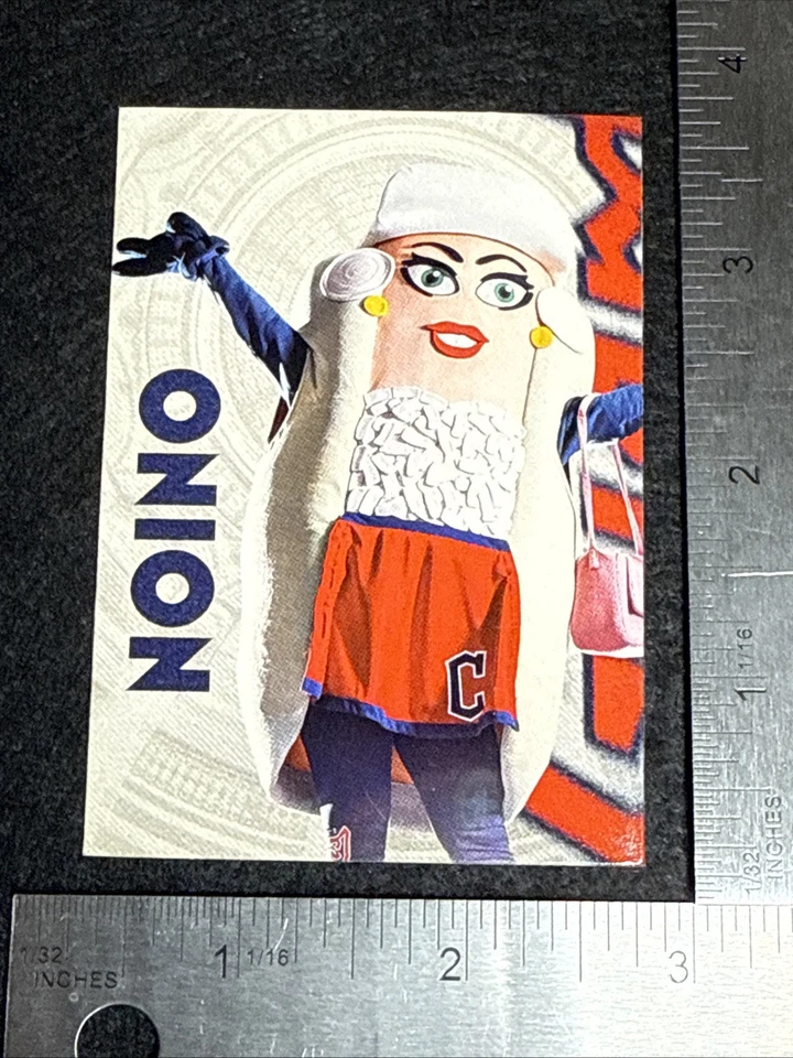 Cleveland Guardians Cebolla Hot Dog Corredor Mascota Temporada 2025 Imán MLB Béisbol Foto 1 de 1