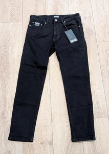 Herren Versace Jeans Couture Röhrenjeans schwarz US 32 $ 250 - Bild 1 von 1