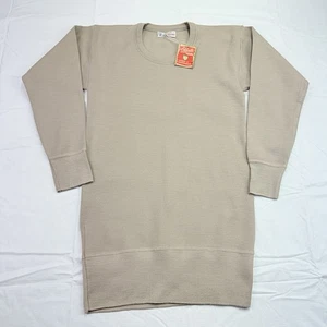 Vintage 1960s NOS Effedi Mamabu Base Layer Sweater Shirt Crewneck Wool Beige S - Bild 1 von 11