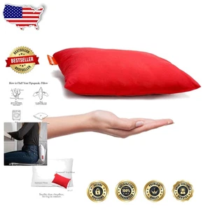 Mini Almohada Versátil - Rosa 11x7, Microfibra, Lavable para Viajes y Relajación - Imagen 1 de 9