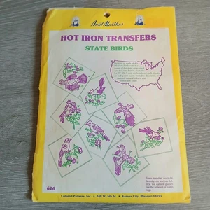Tante Martha's Hot Iron Transfers Staatsvögel - Bild 1 von 3