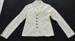 Margaret O'leary Blazer weiß 100 % Baumwolle Small - Bild 1 von 12