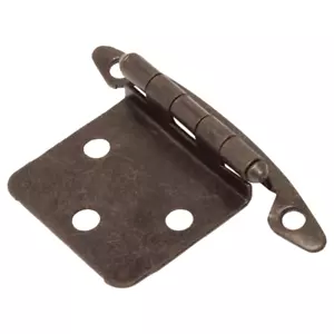 Replacement Free Swinging Cabinet Hinge - Old World Bronze 2pk with hardware - Picture 1 of 1