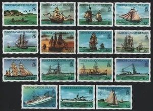 Turks- & Caicos 1983 - Mi-Nr. 658-672 A ** - MNH - Barcos / Barcos (III) - Imagen 1 de 2