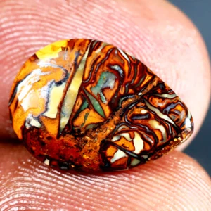 2.91 ct  Fancy Cabochon (15 x 11 mm) Multi Color Australian Koroit Boulder Opal - Picture 1 of 1