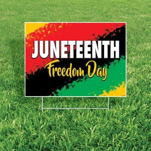 Letrero de yarda Fun Express de Juneteenth - Imagen 1 de 1