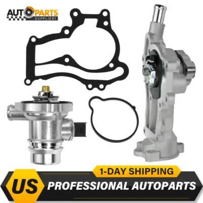Water Pump with Thermostat For Chevy Cruze Sonic Trax Buick Encore 1.4L AW6662 - Image 1 of 4