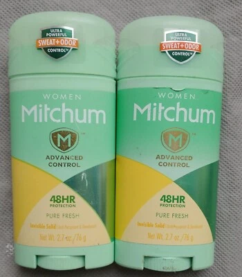 2 Mitchum Women Antiperspirant / Deodorant PURE FRESH Solid 2.7 Invisible Solid - Image 1 of 2