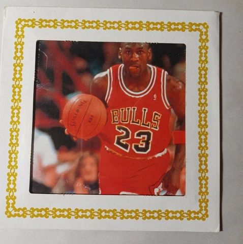 Michael Jordan Vintage Collectible Carnival Prize Glass Great condition. 80s Cover