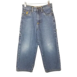 Rocawear Jeans Boys 7X Carpenter Streetwear Baggy Y2K Vintage 100% cotton - Picture 1 of 8