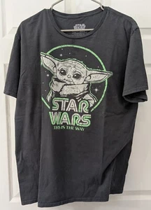 Camiseta para mujer Mad Engine Star Wars manga corta bebé estampado Yoda algodón talla XL - Imagen 1 de 6