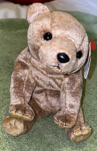 Ty Beanie Baby Bear Pecan April 15, 1999 - Picture 1 of 6