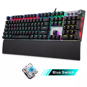 AULA F2088 104 Keys Wired Gaming Mechanical Keyboard Mixed Effect K8G4 - Picture 1 of 11