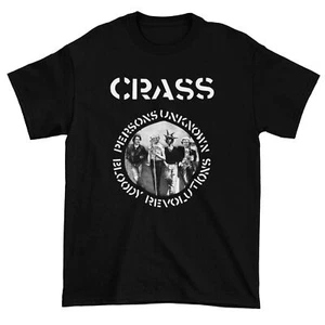 Camiseta para hombre Crass Bloody Revolutions - Hardcore Punk Anarchist - Imagen 1 de 3