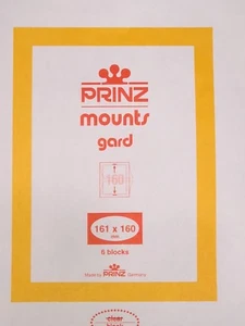 PRINZ STAMP MOUNTS 161/160 **SIAMO UN VETERANO AZIENDA DI SUPPORTO** - Foto 1 di 4