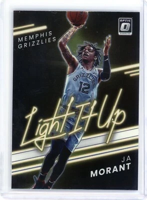 2021-22 Panini Donruss Optic Ja Morant Light It Up #6 Memphis Grizzlies - Image 1 of 2