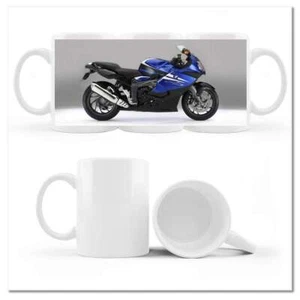 Taza taza con gráficos 330 ml azul BMW K1300S moto n.o H8013Z_CUP - Imagen 1 de 1