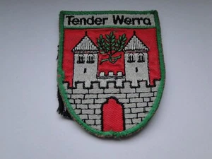 Aufnäher Bundesmarine  Tender  Werra  ca 7x8,7 cm - Picture 1 of 1
