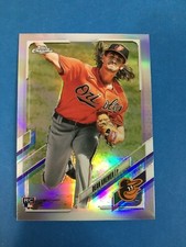 F123,354 2021 Topps Chrome Refractor DEAN KREMER ORIOLES RC