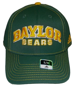 Baylor Bears Flex Fitted ADidas Hat - Size S/M - Picture 1 of 2
